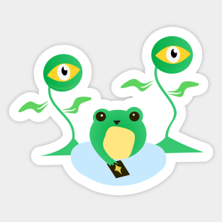 happy frog Sticker